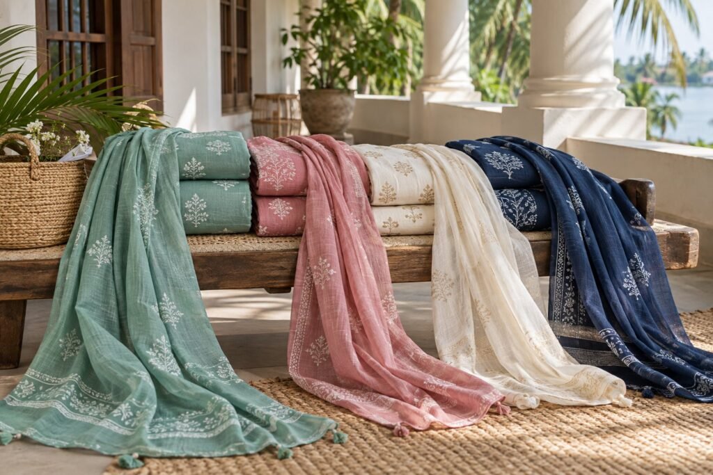 Lightweight churidar material suitable for warm weather in Chavakkad