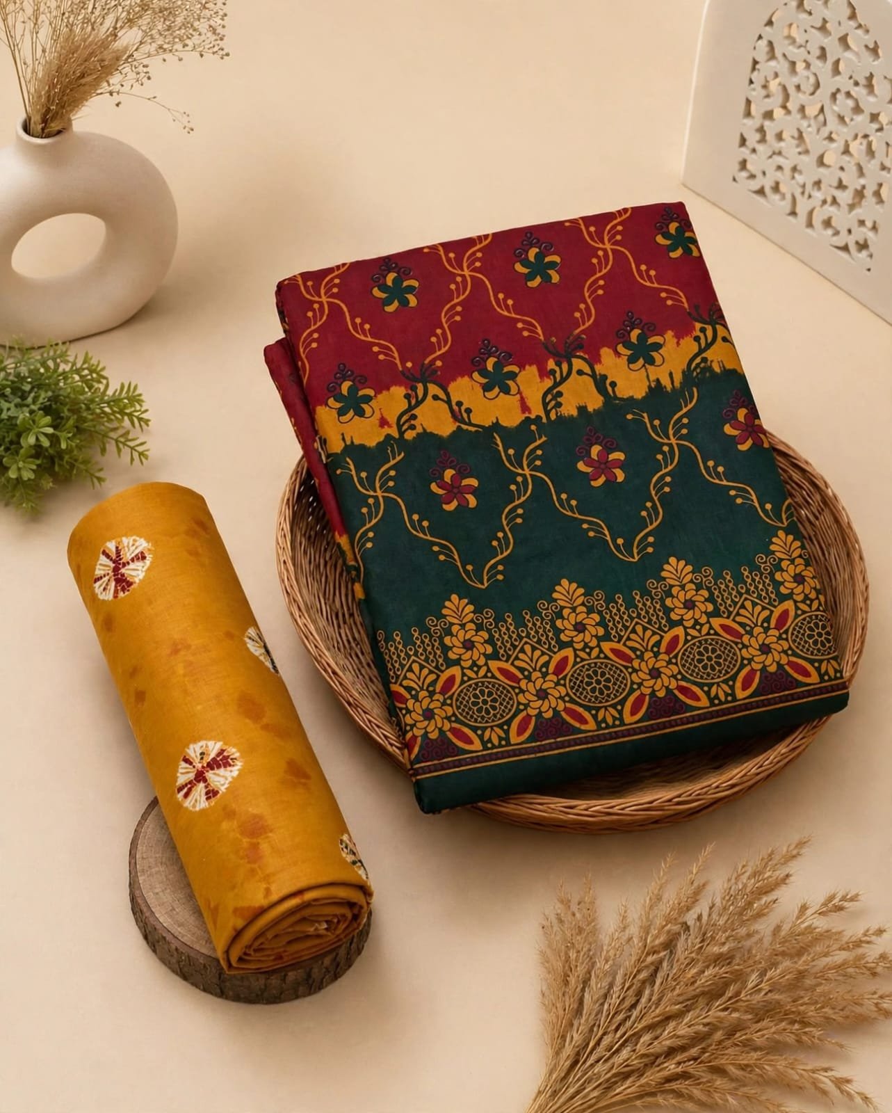 Mayur Creation Pure Cotton Printed Top & Bottom – Design 03