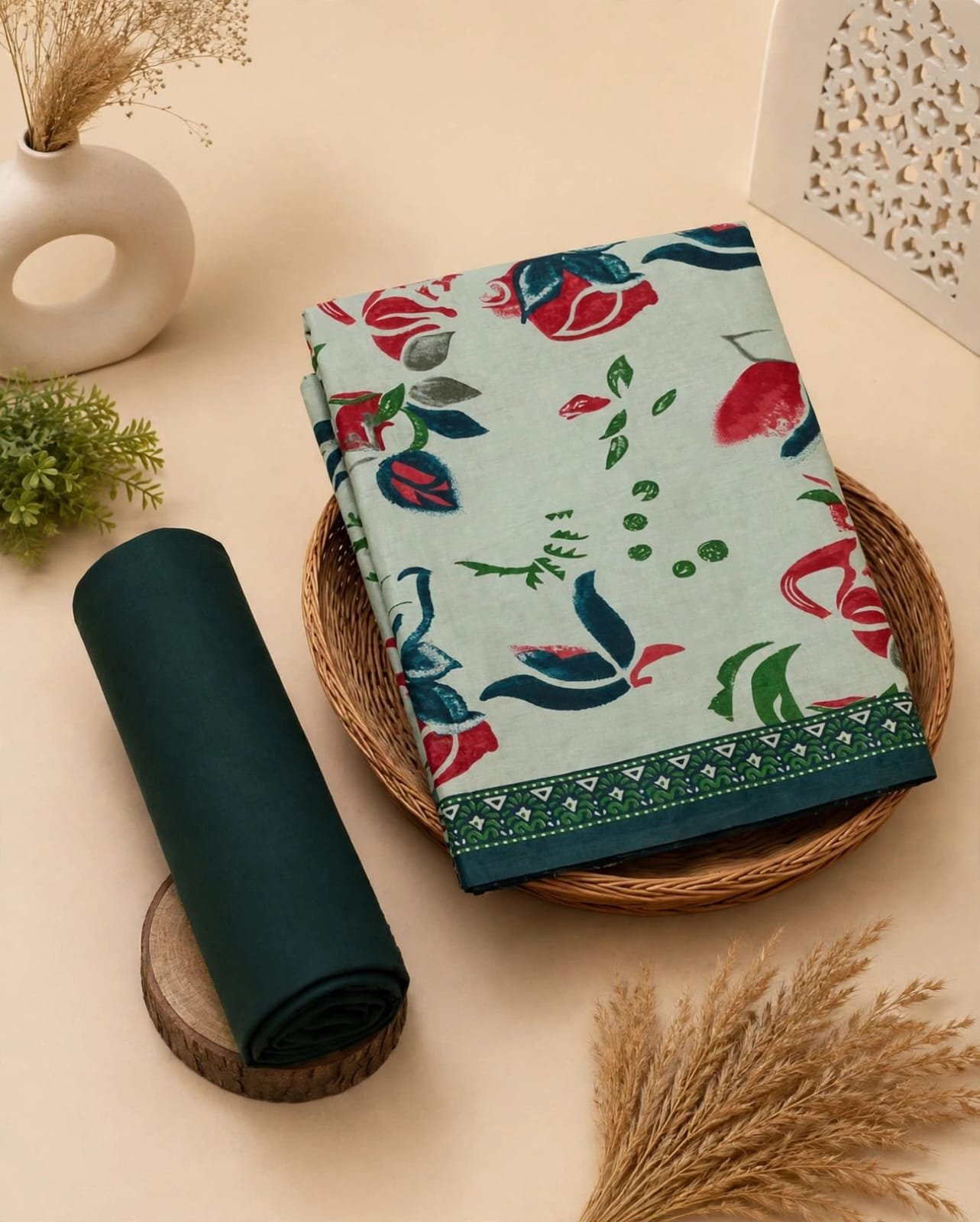Mayur Creation Pure Cotton Printed Top & Bottom – Design 04