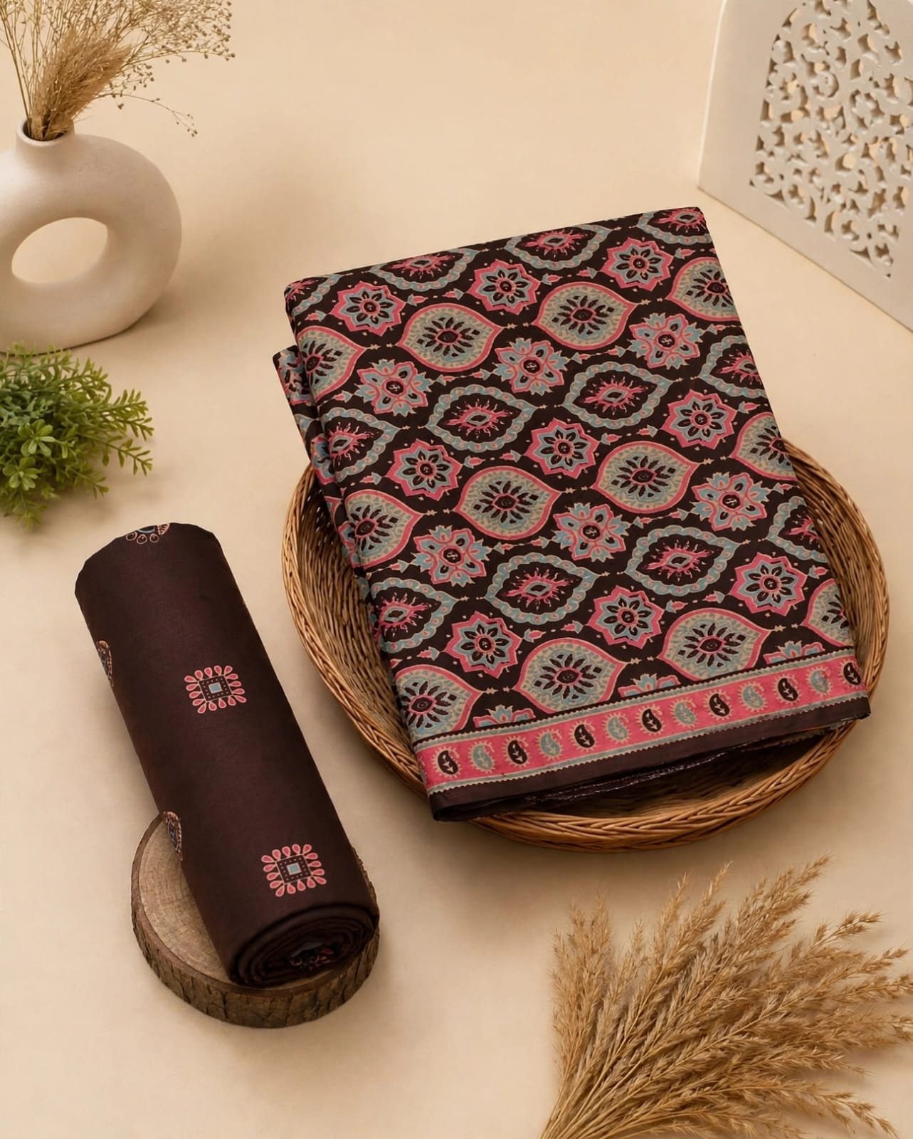 Mayur Creation Pure Cotton Printed Top & Bottom – Design 12